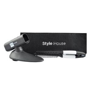Flat Iron Accessory Set by Style House Includes Flat Iron Holder, Comb, Case NEW